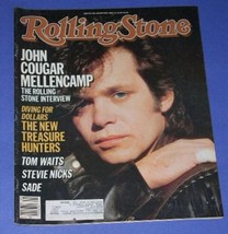 JOHN COUGAR MELLENCAMP ROLLING STONE MAGAZINE 1986 - £19.92 GBP