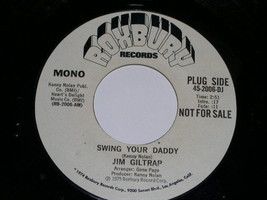 Jim Giltrap Swing Your Daddy 45 Rpm Phonograph Record Promotional - $18.99