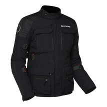 Motorcycle Jacket For Royal Enfield Nirvik Riding Jacket Black - £271.77 GBP