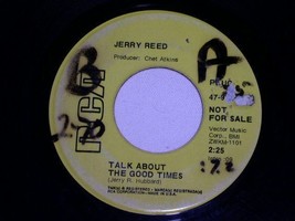 Jerry Reed Talk About The Good Times Promotional 45 Rpm Record - £15.09 GBP