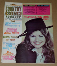 Jeannie C. Riley Country Song Roundup Magazine Vintage 1972 - £19.66 GBP