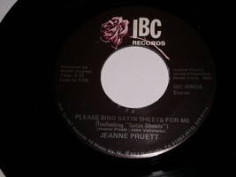 Jeanne Pruett Please Sing Satin Sheets For Me 45 Rpm Record - £15.26 GBP
