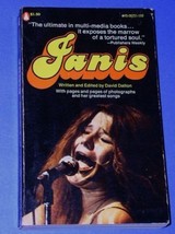 JANIS JOPLIN PAPERBACK BOOK VINTAGE 1971 DAVID DALTON - $19.98