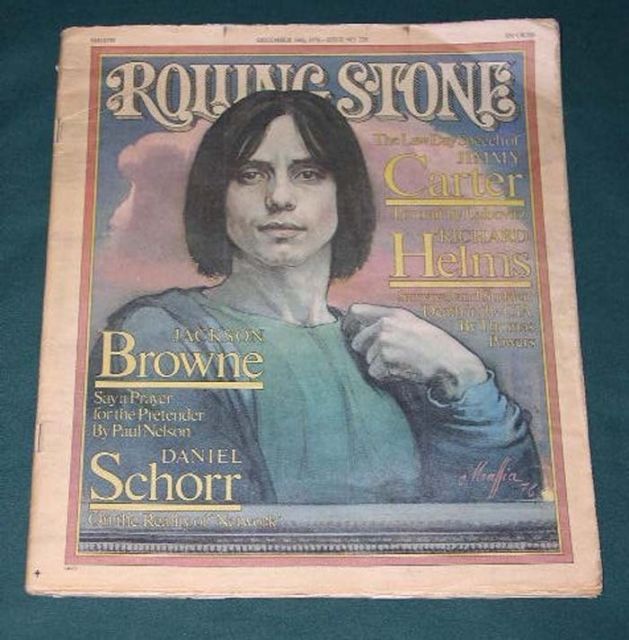 JACKSON BROWNE VINTAGE ROLLING STONE MAGAZINE 1976 - $24.99