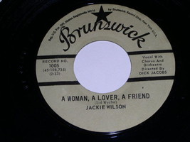 Jackie Wilson All My Love 45 Rpm Record Vintage Brunsiwck Label - £15.83 GBP
