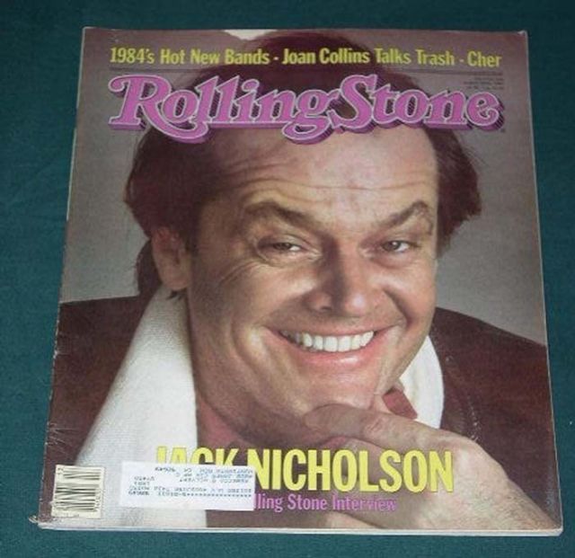 JACK NICHOLSON ROLLING STONE MAGAZINE VINTAGE 1984 - $24.99