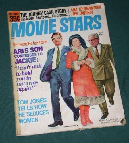 JACKIE ONASSIS MOVIE STARS MAGAZINE VINTAGE 1970 - $22.99
