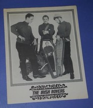 IRISH ROVERS VINTAGE FLYER ORIGIN UNKNOWN - $18.99