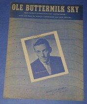 Hoagy Carmichael Vintage Sheet Music1946 Buttermilk Sky - £15.77 GBP