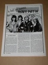 Heavy Pettin Hit Parader Magazine Photo Vintage 1985 - £10.19 GBP