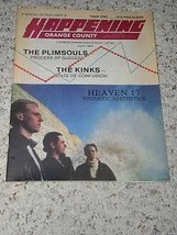 Heaven 17 Plimsouls Happening Magazine Vintage 1983 - £15.78 GBP