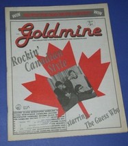 GUESS WHO GOLDMINE MAGAZINE VINTAGE 1989 RANDY BACHMAN - £39.30 GBP