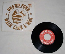 Grand Funk Railroad  Walk Like A Man 45 Rpm W/Pic Sleeve - £15.12 GBP