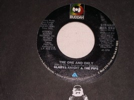 Gladys Knight The One And Only 45 Rpm Record Vintage 1978 - £15.00 GBP