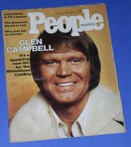 GLEN CAMPBELL PEOPLE WEEKLY MAGAZINE VINTAGE 1976 - £18.38 GBP