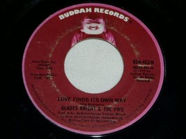 Gladys Knight Love Finds It&#39;s Own Way 45 Rpm Record Vintage 1975 - £15.17 GBP