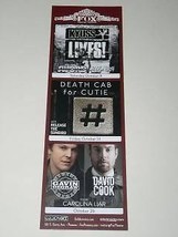 Gavin Degraw David Cook Concert Promo Card 2011 Fox Theater Pomona - $19.99