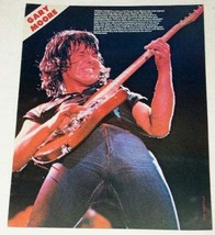 GARY MOORE VINTAGE KERRANG MAGAZINE PHOTO CLIPPING - £15.04 GBP