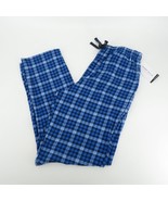 Perry Ellis Men&#39;s Blue Gingham Plaid Pajama Lounge Pants Medium NWT $44 - £17.02 GBP