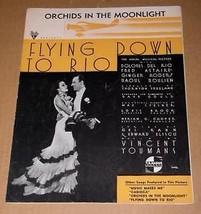 Fred Astaire Ginger Rogers Sheet Music Vintage 1933 Flying Down To Rio - $18.99