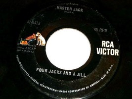 Four Jacks And A Jill Master Jack Vintage 45 Rpm Phonograph Record - £14.91 GBP
