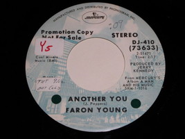 Faron Young Another You 45 Rpm Record Vintage 1974 Promotional - £15.21 GBP