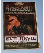 Evil Devil Concert Promo Card 2011 Whittier California - £15.84 GBP