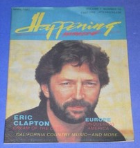 ERIC CLAPTON VINTAGE HAPPENING MAGAZINE 1987 - £15.78 GBP