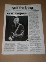 Eric Clapton Hit Parader Magazine Photo Vintage 1985 - $12.99