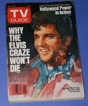 Elvis Presley Tv Guide Vintage 1985 - £19.97 GBP
