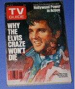 ELVIS PRESLEY TV GUIDE VINTAGE 1985 - £19.59 GBP