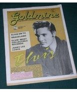ELVIS PRESLEY GOLDMINE MAGAZINE VINTAGE 1988 - £39.19 GBP