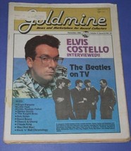 ELVIS COSTELLO GOLDMINE MAGAZINE VINTAGE 1983 - £39.22 GBP