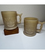 2 Vintage 80’sWhataburger Butterscotch Buffalo Nickel Coffee Mug Cup Pis... - $599.50 MXN