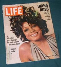 DIANA ROSS VINTAGE LIFE MAGAZINE 1972 - £14.87 GBP