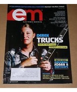 Derek Trucks Electronic Musician Magazine 2009 - £19.57 GBP