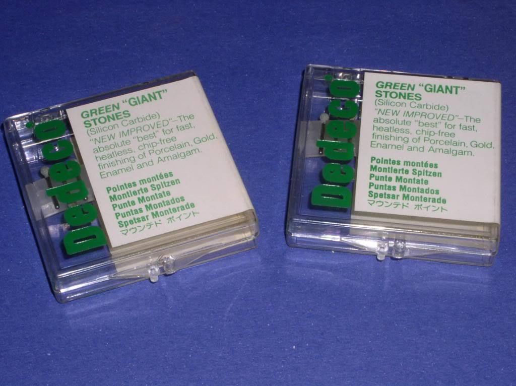 DENTAL LAB DEDECO PORCELAIN STONES HANDPIECE LOT OF 2 - $18.99