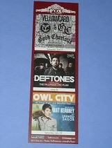 Deftones Concert Promo Card Fox Theatre Pomona 2011 - £15.92 GBP