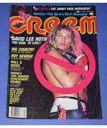 DAVID LEE ROTH CREEM MAGAZINE VINTAGE 1985 VAN HALEN - $40.67 CAD
