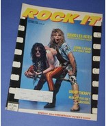 DAVID LEE ROTH VAN HALEN ROCK IT MAGAZINE VINTAGE 1986 - $40.67 CAD