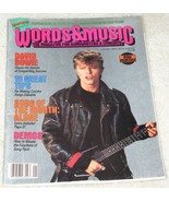 DAVID BOWIE VINTAGE 1988 WORDS &amp; MUSIC MAGAZINE, RARE - $54.32 CAD