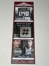 David Cook Concert Promo Card 2011 Fox Theater Pomona - £15.65 GBP