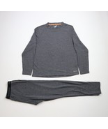Omni Wool Mens 2 Piece Wool Blend Base Layer Outfit Set Pants Medium Top... - €51,19 EUR