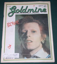 DAVID BOWIE GOLDMINE MAGAZINE VINTAGE 1990 - $39.99