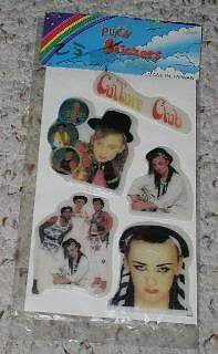 Culture Club Puffy Stickers Vintage Sealed Package Of 5 - $18.99