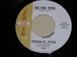Crispian St. Peters Pied Piper Vintage 45 Rpm Phono Record - £14.84 GBP