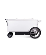 GELATO FREEZER CART 8.2 cf Cart Gourmet Ice Cream Cart Freezer Fridge Push Carts - $12,847.23