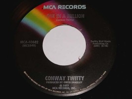 Conway Twitty One In A Million 45 Rpm Phonograph Record - £14.93 GBP