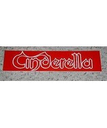 Cinderella Band Bumpersticker Vintage - £14.87 GBP