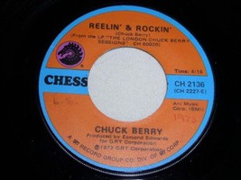 Chuck Berry Reelin Rockin 45 Rpm Record Vintage 1972 - £15.14 GBP